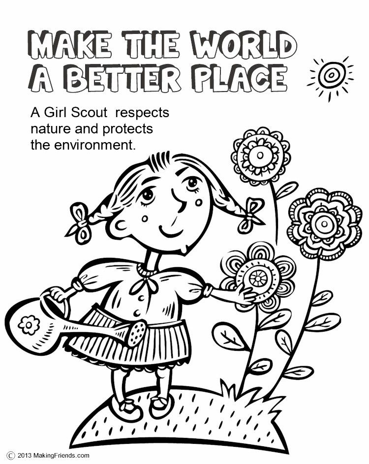 750x943 The Law, Make The World A Better Place Coloring Page Girls