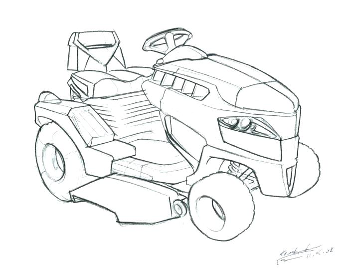 700x541 John Deere Lawn Mower Coloring Pages Fuhrer Von