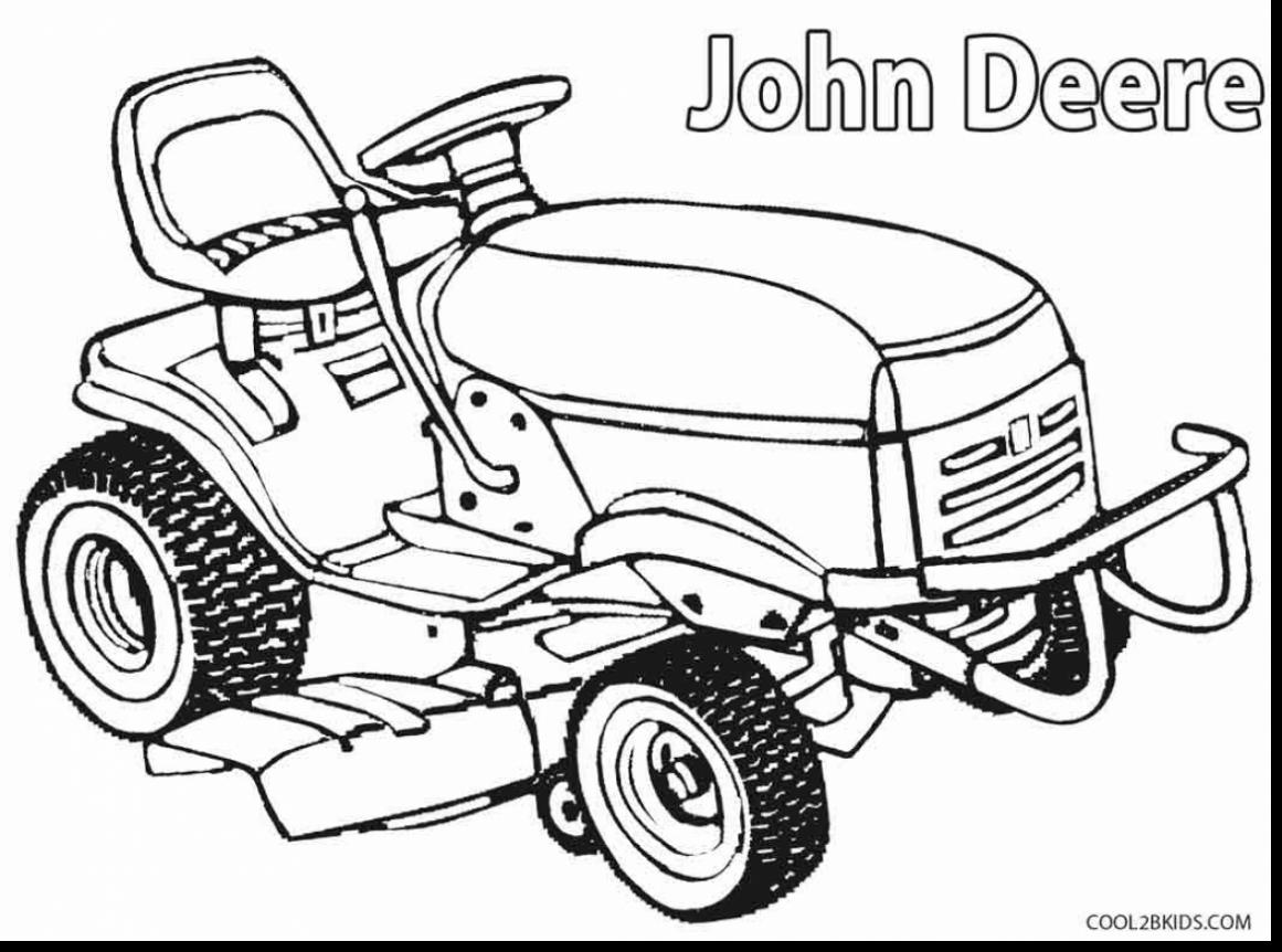 1161x862 Fantastic John Deere Lawn Mower Coloring Page Printable With Pages