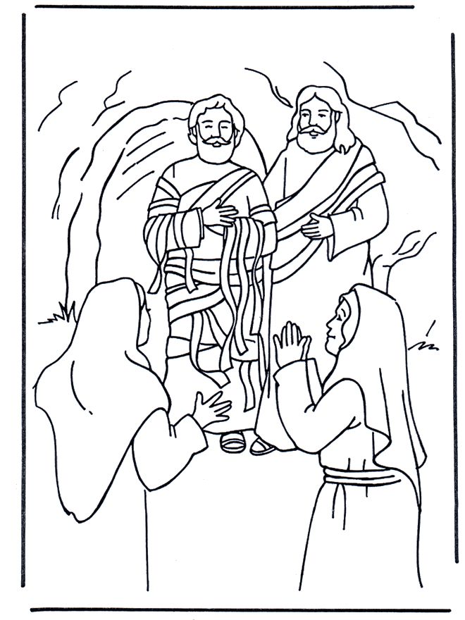 660x880 Lazarus Coloring Page