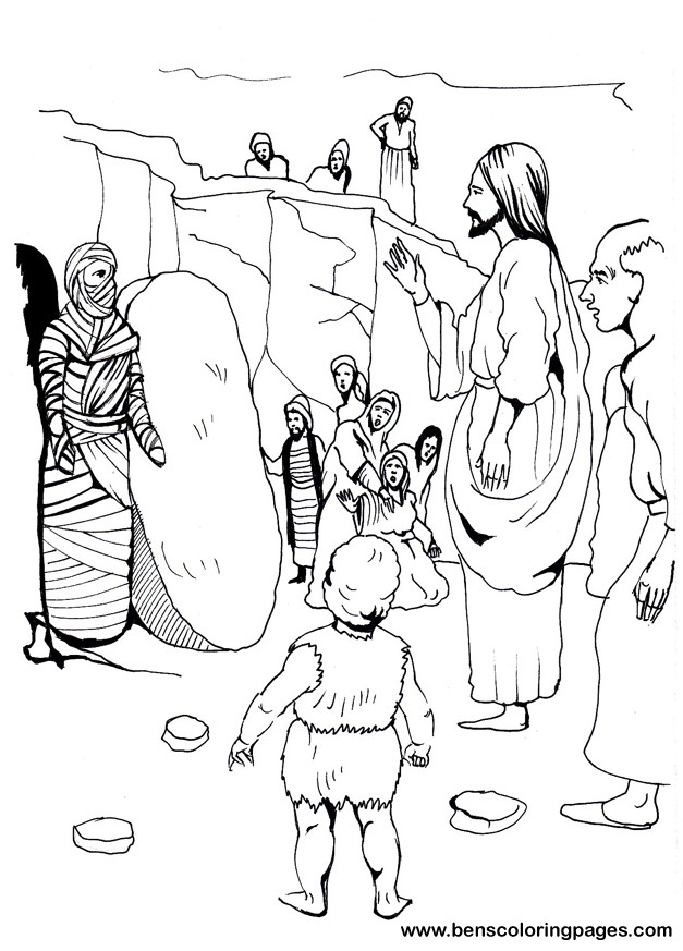 627x873 Lazarus Coloring Page Lazarus John 11 Coloring Page