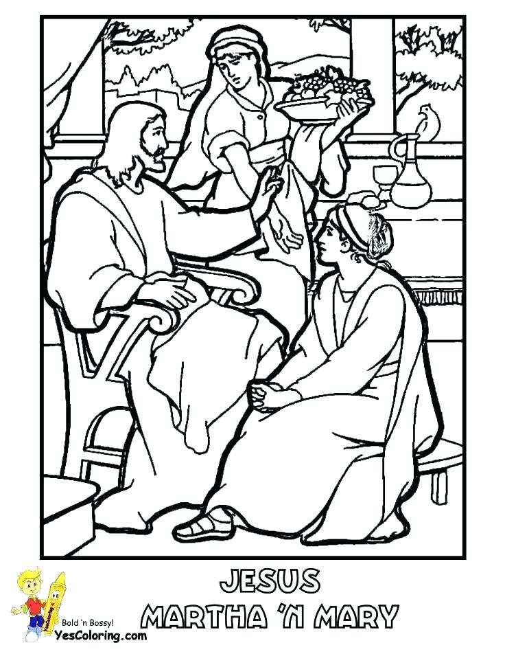 736x952 Mary And Martha Coloring Page And Coloring Page Epic And Coloring
