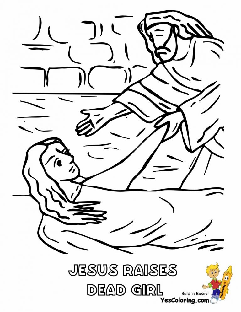 768x994 Coloring Pages Of Jesus Raising Lazarus New Best Raise