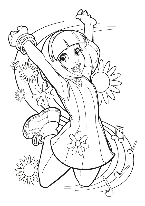 595x842 Lazy Town Coloring Pages To Download And Print For Free