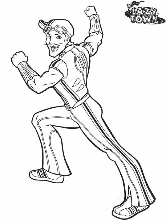 539x716 Dibujo Para Colorear De Lazy Town Lazy Town Lazy Town