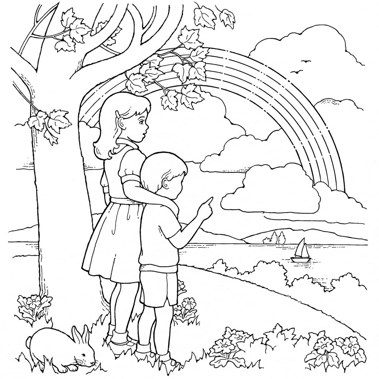 1224x1224 Primary Coloring Pages Animals Lds Christmas Thanksgiving Jesus