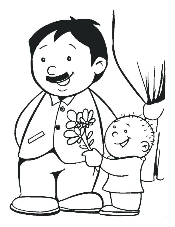 612x792 Coloring Pages Of Love Father Coloring Page Download Fathers Day