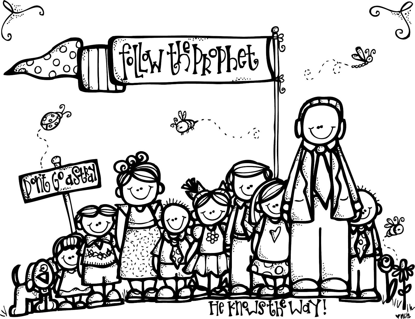 1600x1228 Incredible Melonheadz Lds Illustrating Follow The Prophet Image