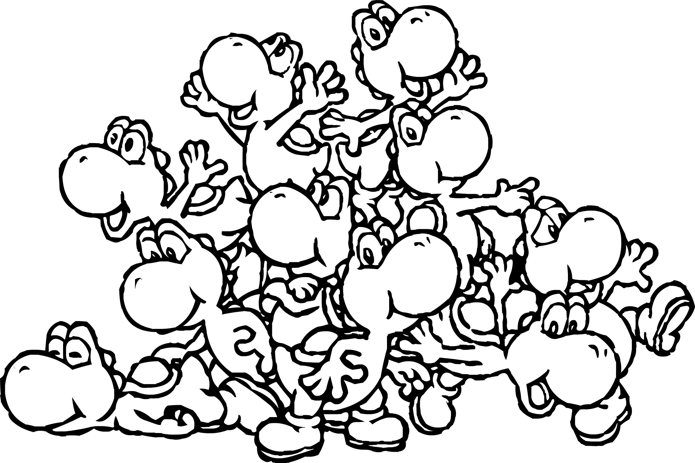 2270x1513 Yoshi Coloring Pages To Print Coloring For Kids 2018