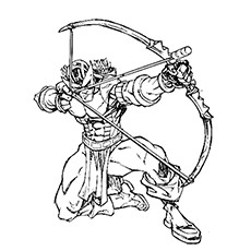 230x230 Top 10 Hawkeye Coloring Pages For Toddlers
