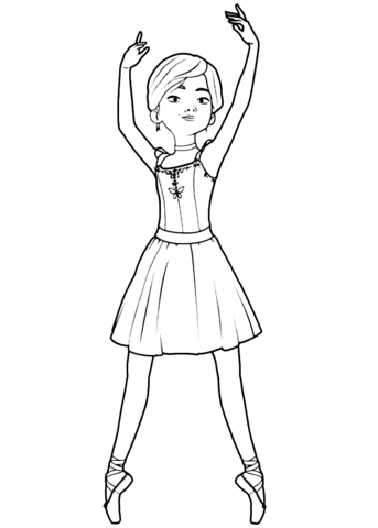 343x480 Milliner From Leap! Movie Coloring Page Leap