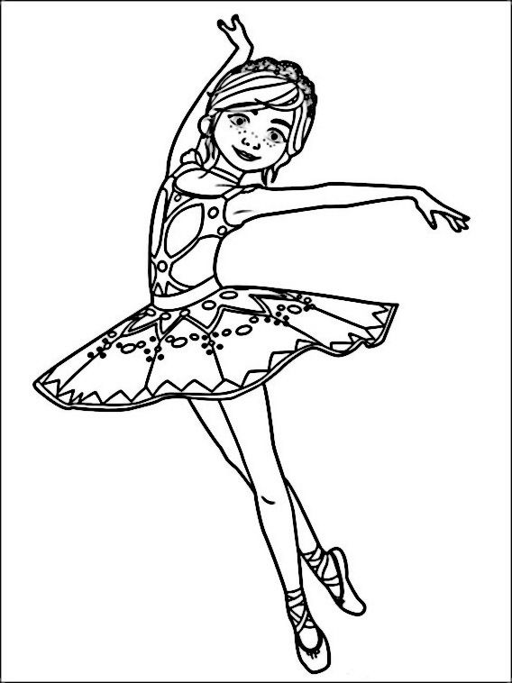 568x758 Leap! Coloring Pages 12 Danceclass Ballerina