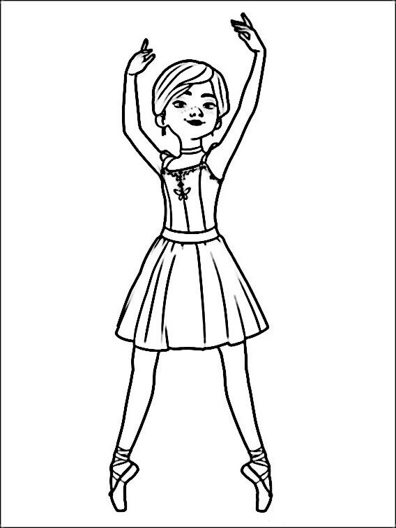 568x758 Leap! Coloring Pages 2 Dibujos