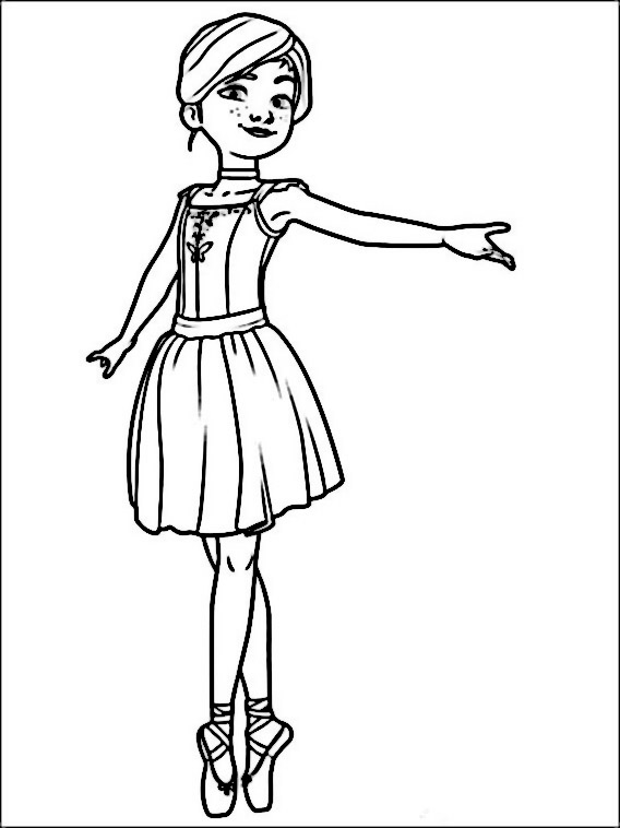 568x758 Leap! Colouring 6