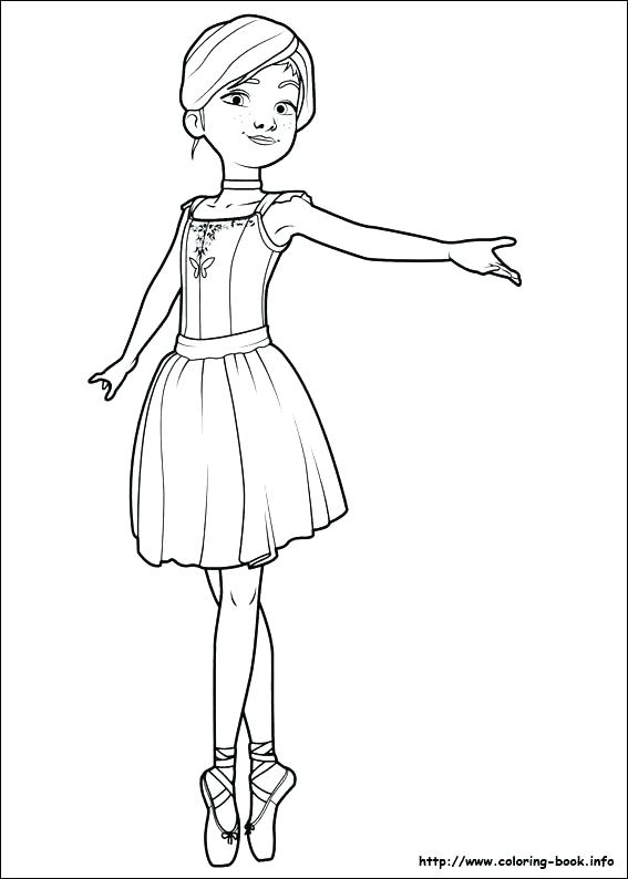 567x794 Coloring Ballerina Leap Coloring Pages On Coloring Ballerina