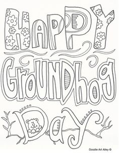 236x304 Ground Hogs Day Coloring Pages Remember To Go To The Next Page