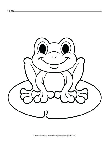 460x597 Frog Color Pages Frog Coloring Pages Cute Frog Coloring Page
