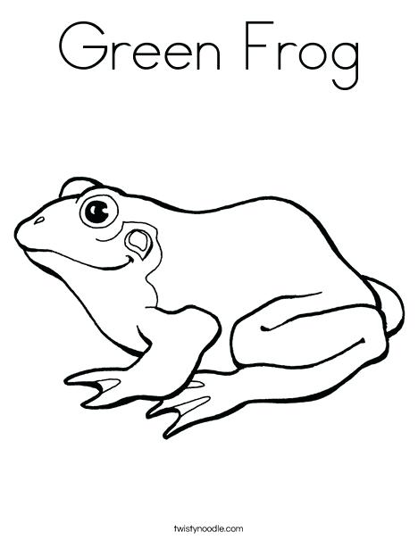 468x605 Frog Coloring Pages As Unique Green Frog Coloring Page Leap Year