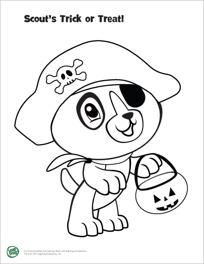 405x524 Halloween Printable Leapfrog Scout's Trick Or Treat Healthy