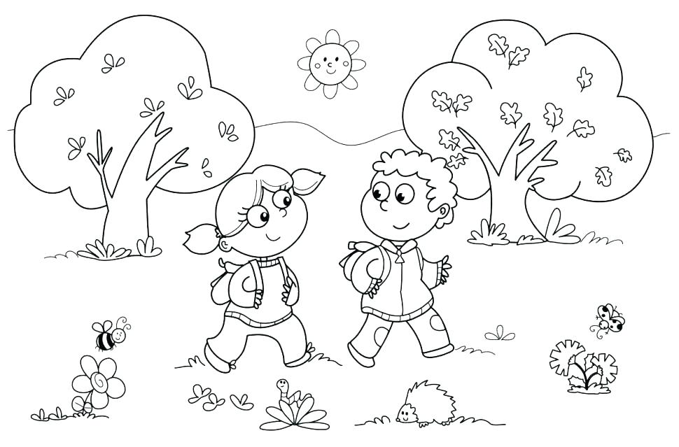 970x639 Kindergarten Color Pages Chaihuthuytinhcom Kindergarten Color