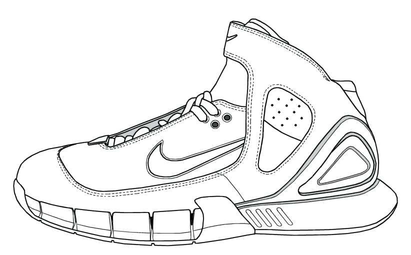 822x510 Lebron Coloring Pages Free Shoes Coloring Pages Lebron James Shoes
