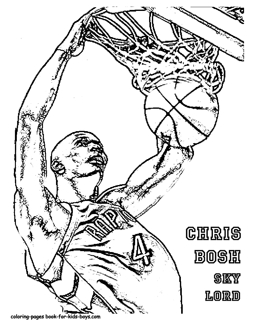Lebron Coloring Pages