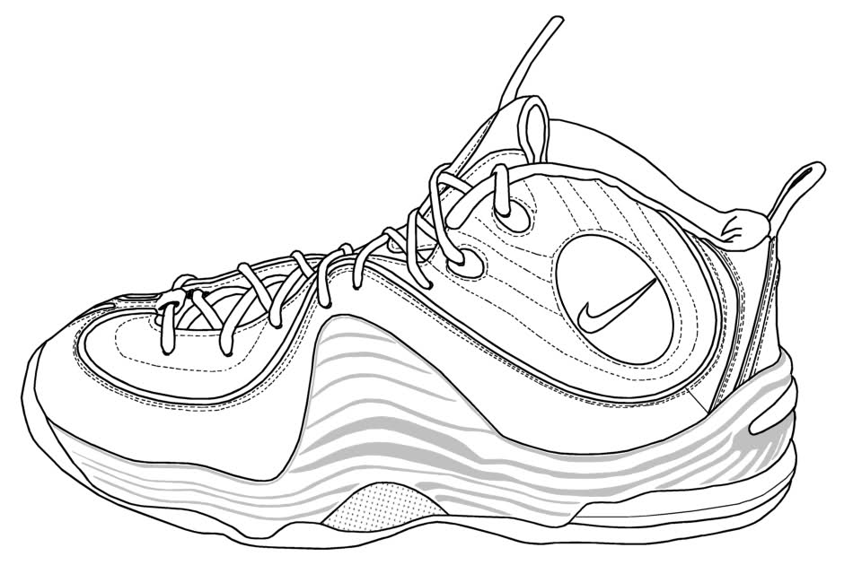 950x630 Lebron 12 Shoes Coloring Sheets Coloring Pages, Lebron Coloring
