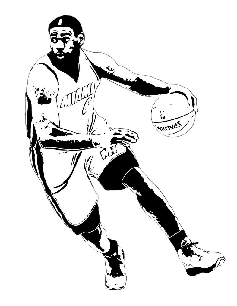 786x1017 Lebron James Coloring Pages Menmadeho Me For Page