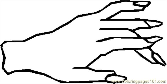 650x327 Coloring Page Hand