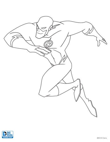 464x600 Flash Coloring Page 4