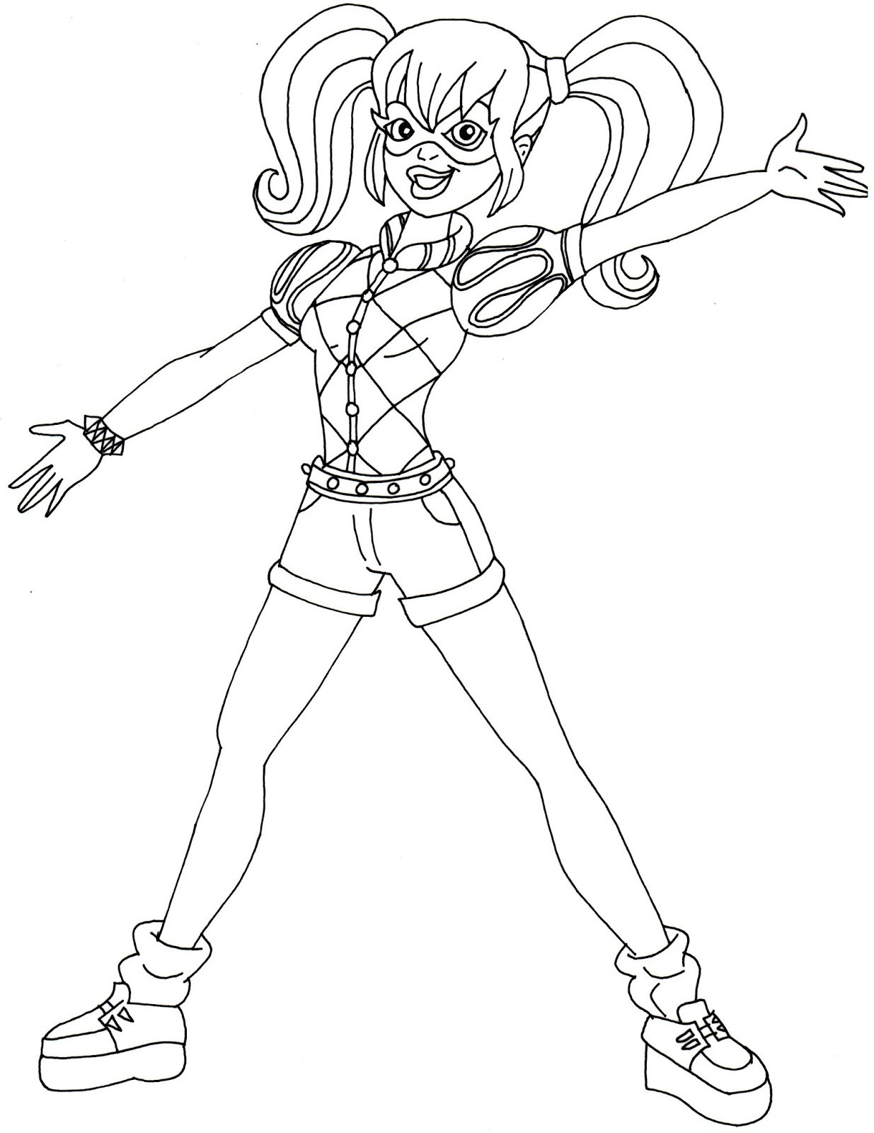 1235x1600 Harley Quinn Coloring Pages Best Coloring Pages For Kids Harley