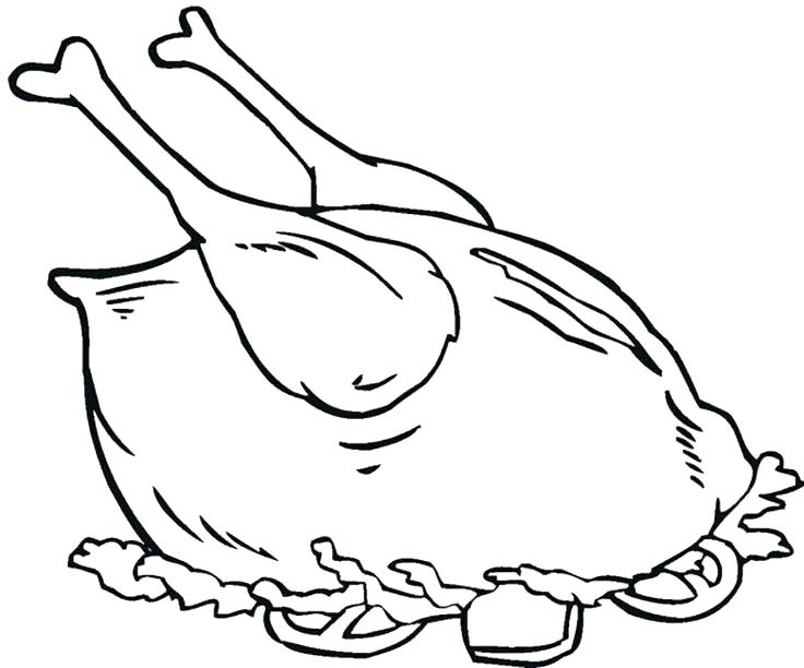736x612 Chicken Leg Coloring Page Best Pages Ideas On Paisley Pictures