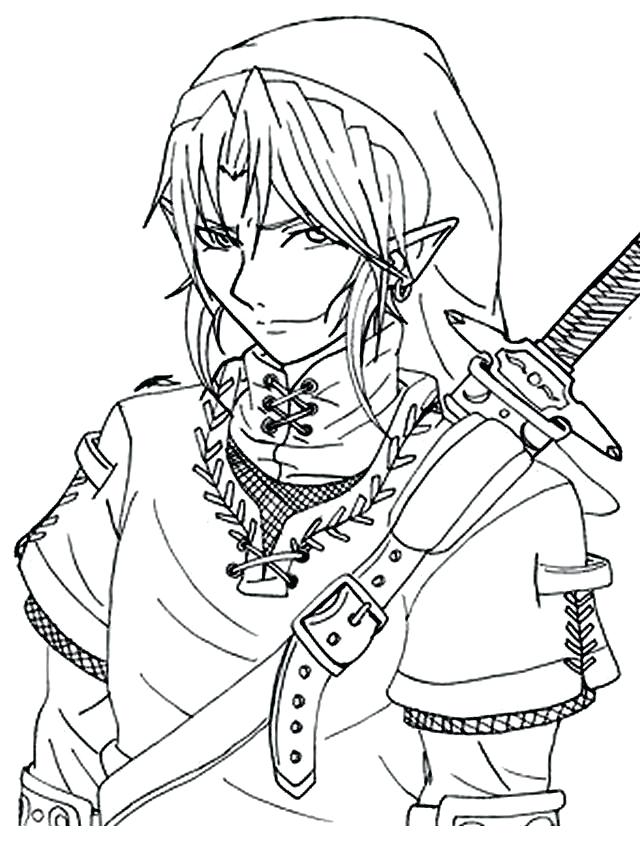 640x860 Amazing Legend Of Zelda Coloring Pages And 28 Legend Zelda