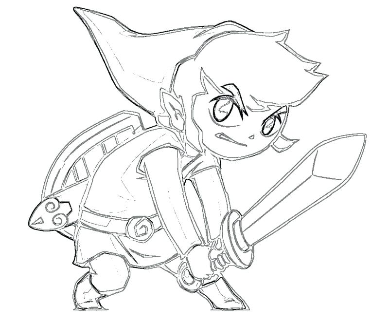 800x667 Zelda Para Colorear Link And Coloring Pages A Para Dibujos Para