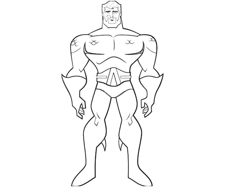 770x642 Aquaman Coloring Pages Free 574276