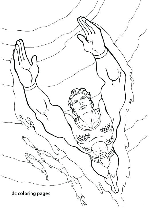 527x727 Aquaman Coloring Pages Best Coloring Pages Images On For Dc