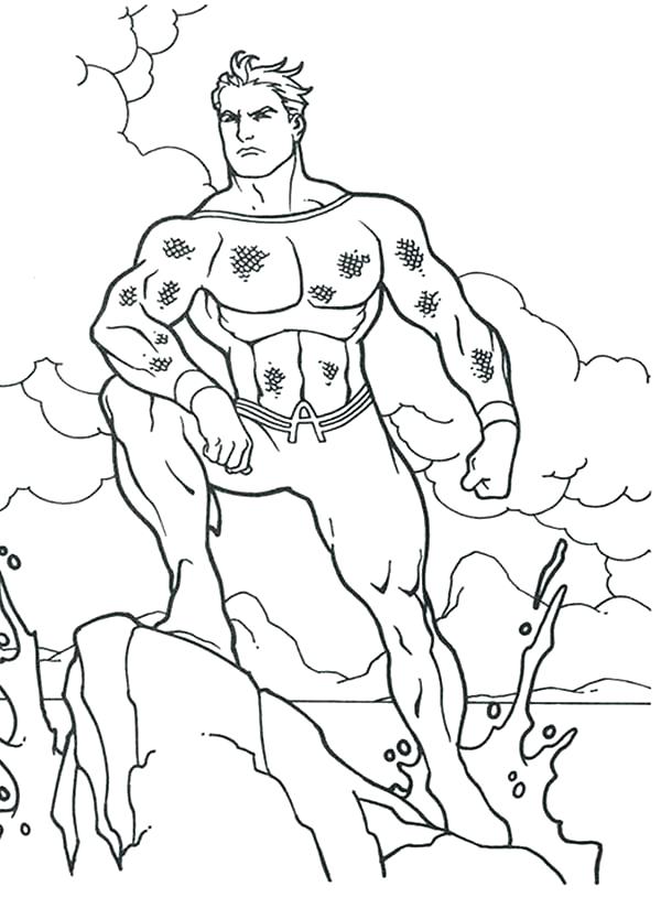 600x834 Extraordinary Aquaman Coloring Pages Coloring Pages Arc Enemy