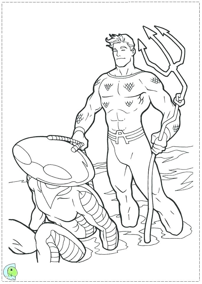 684x960 Aquaman Coloring Pages