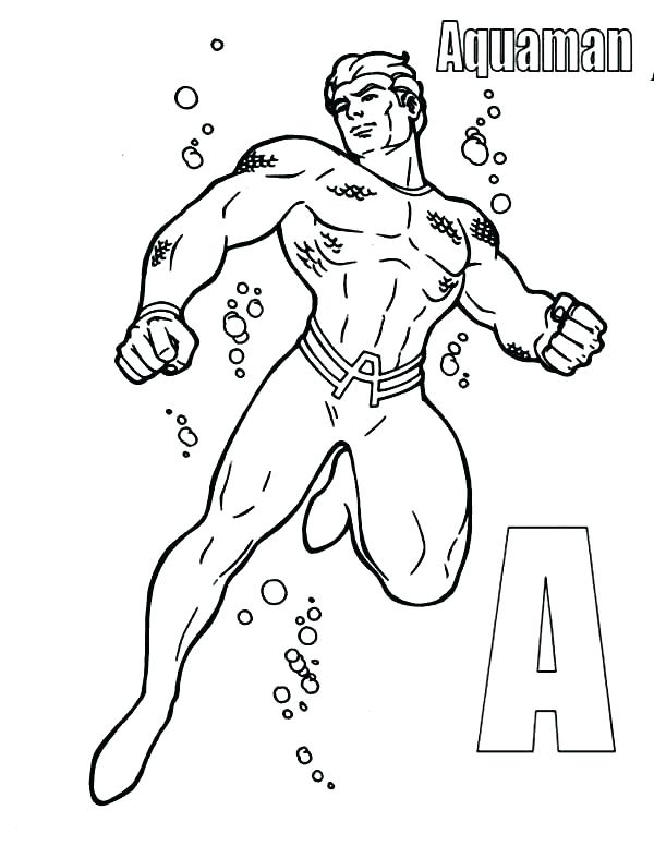 600x776 Aquaman Coloring Pages Coloring Pages A Is For Coloring Pages