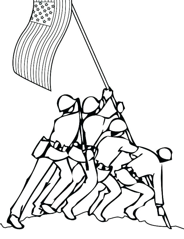618x800 Soldiers Coloring Pages