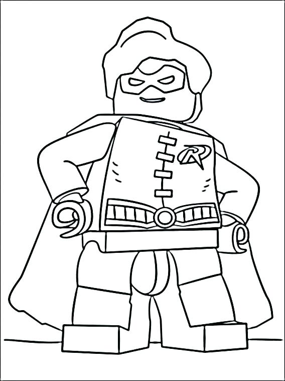 568x758 Lego Robin Coloring Pages Lego Batman 3 Robin Coloring Pages