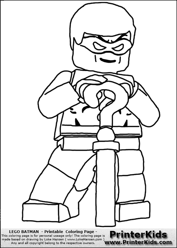 580x812 Color Pages For Batman S Villians Lego Riddler Superhero Coloring