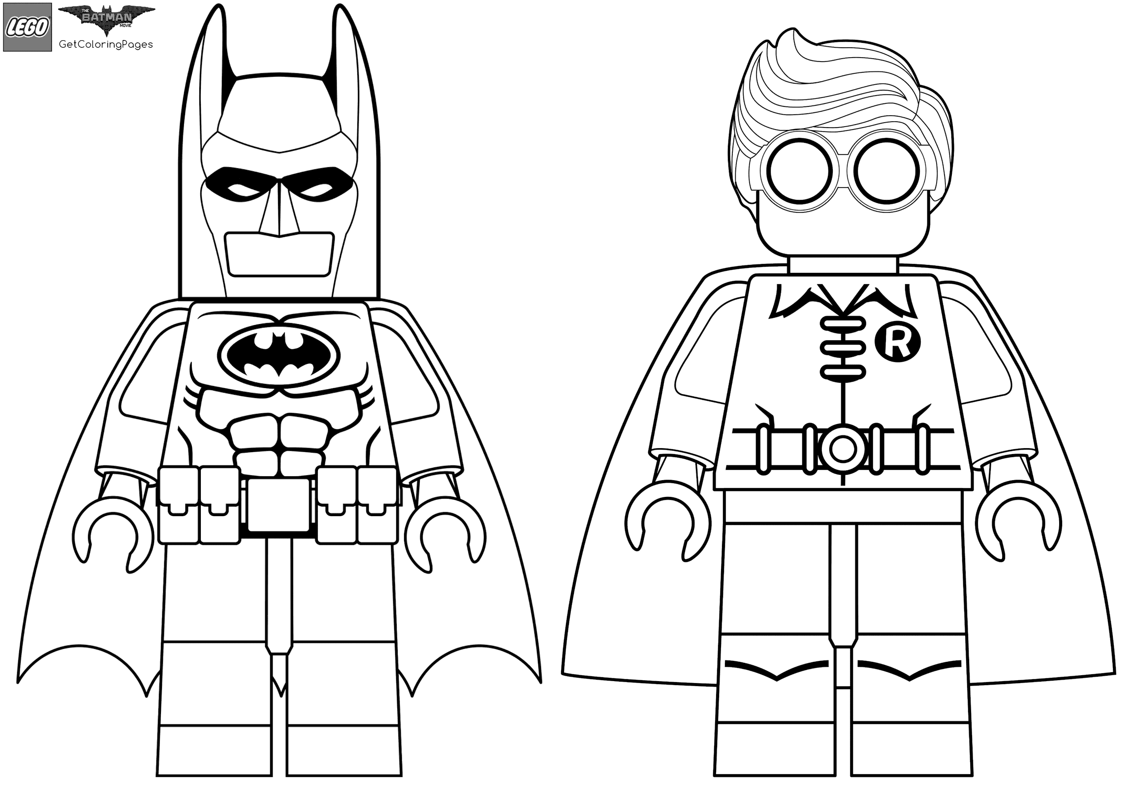 2300x1600 Minifigures From Lego Batman Movie To Color