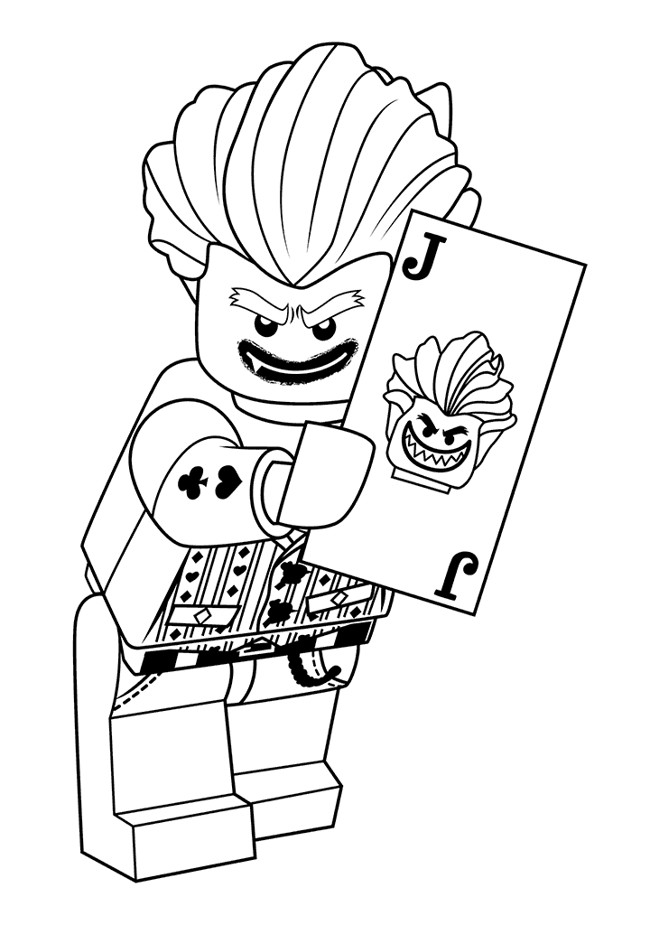 720x1024 The Joker Coloring The Lego Batman Movie
