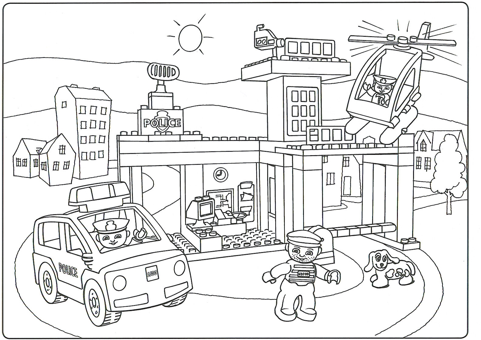 1586x1123 Lego Duplo Coloring Pages Free Bricks Coloring Pages