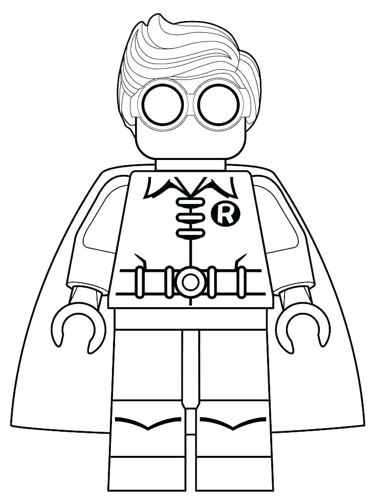 736x981 Lego Robin Coloring Pages Robin Coloring Pages Robin Colouring
