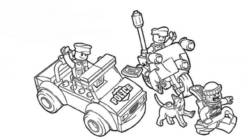 1024x577 Paw Patrol Chase Police Car Coloring Page From Paw Patrol Category