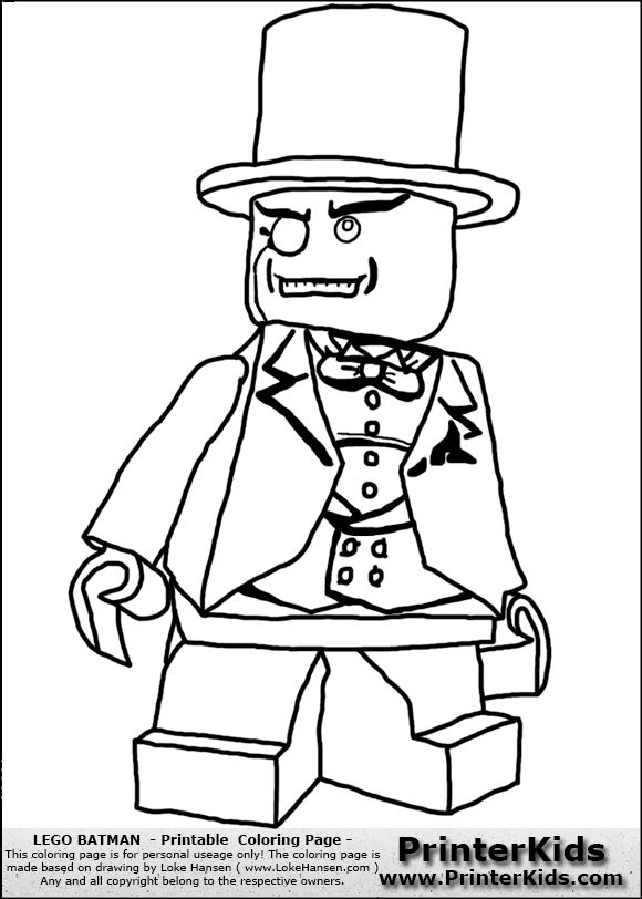 Lego Catwoman Coloring Pages
