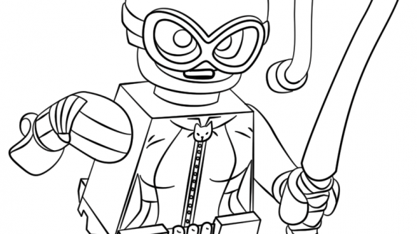 585x329 Catwoman Coloring Page Coloring Book Catwoman