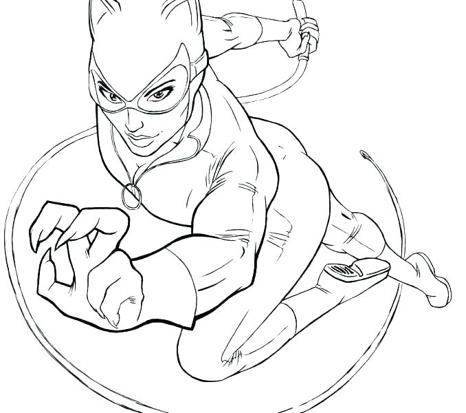678x600 Catwoman Coloring Page Wonder Woman Coloring Page Coloring Pages
